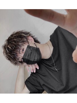 オーシャントーキョー 原宿(OCEAN TOKYO) メンズラウンドマッシュハイライト