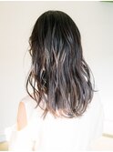 無造作セミロングヘア【いわき】