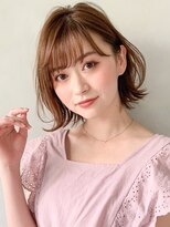 アグノス 青山(Agnos)&nbsp;モテ髪艶感小顔カットシースルーバング結べるボブ#214f0930