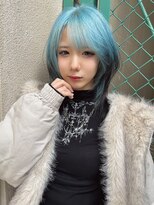 ハイパー(HYPER)&nbsp;水色 × レイヤーカット