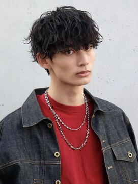 エイド 本店(aid) 波巻きスパイラルパーマ刈り上げツーブロックマッシュケアパーマ