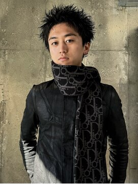 オルカ(ORCA) 短髪パーマ ピンパーマ スパイキーショート【五嶋響】