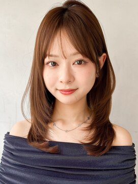 キリ 表参道(kyli) 似合わせカットセミディミディアムレイヤーカットうるツヤ