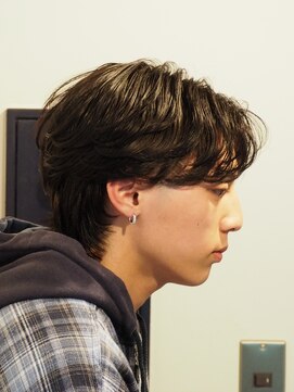 ブリーチ 静岡店(BLEACHi) くびれるミニウルフ× テーパーフェード