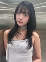 アイヴァン(AIVAN)&nbsp;ワンホンレイヤー/ハッシュカット/ダークグレー lll