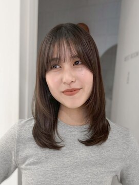 マッシュ 天王寺あべの(MASHU) 透明感オリーブベージュ×フェイスレイヤー【天王寺/あべの】