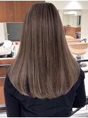 ハイライトバレイヤージュダブルカラーケアブリーチ20代30代