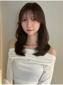 札幌大通レイヤーカットハッシュカット髪質改善韓国ボブ顔周り