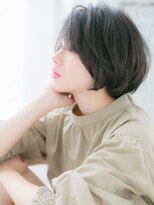 アルバハナレ 横浜(αlba HANARE) 関内/髪質改善/グレージュアッシュ×小顔大人ショートヘアp