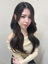 アンドカオマワリカットファム(Fann.)&nbsp;レイヤーカット 顔まわり 韓国風 くびれ巻き 髪質改善 艶髪