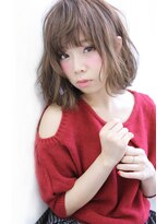 ラエティス(Laetus)&nbsp;【Laetus/大和西大寺】デジタルパーマx愛されミディxグレージュ