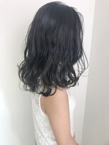 ヘアー アトリエ アンジー(Hair Atelier Angee)&nbsp;ダークブルーアッシュのヘアカラー☆