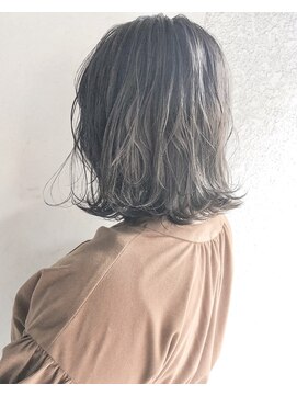 ヘアーアンドアトリエ マール(Hair&Atelier Marl) 【Marl】ハイライトグレージュカラーの外国人風ボブ♪
