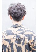 フェザーマッシュサイドパートショート×ワイルドアップバング☆