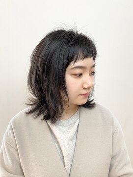 オブヘアー 宮前平店(Of HAIR) 外はねミディアムスタイル