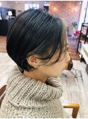 handsome short × face flaming color