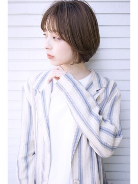 ウィーブス セタガヤ(weaves -SETAGAYA-) ショートボブ×シースルーバング［weaves-SETAGAYA-］