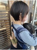 ナチュラル可愛い*もみれげ*丸みショートボブ*Bambi松平愛