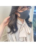 【VIVO】西屋綾香 インナーカラー アイスグレー ラテベージュ
