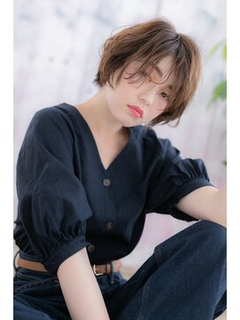 ミック 日暮里店(miq) 外国人風カジュアルボブ☆セミウェットスタイルb1