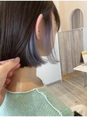 パープルシルバーインナーカラー