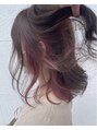 ラックスビーナチュラ 宮崎ナナイロ店(LUXBE Natura) インナーカラー×ピンク☆初カラーにオススメで可愛いです！