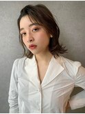 【 ミディアム × レイヤー × ピンクメイク 】浅野美紀