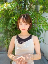 アンバー 池袋(amber)&nbsp;切りっぱなしボブ/美髪/ピンクブラウン[池袋駅]