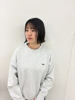 エンドリンク(endlink)&nbsp;隠しハイライトカラーぱつっとボブ