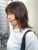 カフ(CAF) CAF 照下 レイヤーカット ニュアンスパーマ カール 大阪美容室