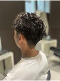 メンズマッシュ×スパイラルパーマ
