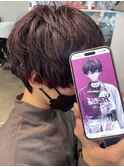 にじさんじ 佐伯イッテツ 推しカラー ウルフカット ケアブリーチ