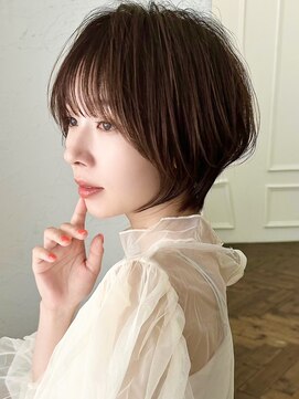 アンド ストーリーズ(&STORIES) ショートボブ髪型30代40代50代前髪あり前髪なし面長丸顔【倉田】