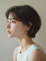 フレイムス ヘアアンドリラックス 大宮東口店(Frames) 30代40代ナチュラルショートスタイル