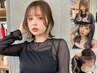 インナーカラー(ケアブリーチ１回+全体カラー)+１stepクイックTR