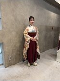 袴着付け＋ヘアセット