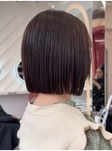 メルティカラーフェミニンロング似合わせカット髪質改善縮毛矯正