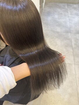 ジーナ 渋谷駅前(Zina) 髪質改善トリートメント×オリーブベージュ