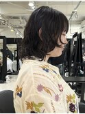 △ウルフカット癖毛風パーマウルフパーマレイヤーパーマ