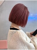 ブリーチなしチェリーブラウン髪質改善イルミナカラー韓国