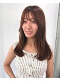 レイヤーカット/イメチェン/ホワイトブロンド/シャドウレイヤー