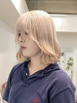 ミーム 原宿 表参道(meme)&nbsp;◎ブロンドハイトーンカラーデザインカラーアンブレラカラー金髪