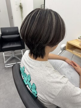 デーノ(de’no) メンズのホワイトハイライト　大館美容室