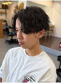 栃木メンズ波巻きスパイラルパーマシャドウパーマツイストパーマ