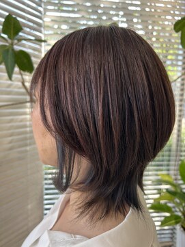 アース 三田南ウッディタウン店(HAIR&MAKE EARTH) 大人女性脱白髪染め白髪ぼかしハイライト