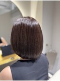 バイオレットブラウン×ボブ