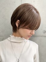 ギークス(GEEKS)&nbsp;【GEEKS渋谷】ショートレイヤー/冬ヘア/ナチュラルブラウン/小顔