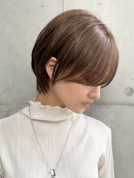 ギークス(GEEKS) 【GEEKS渋谷】ショートレイヤー/冬ヘア/ナチュラルブラウン/小顔