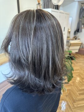 エルア(elua) 白髪ぼかしハイライト!!