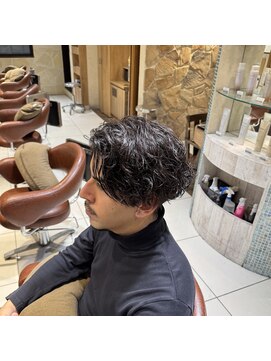 ヘアリゾートエーアイ 新宿西口店(hair resort Ai) センターパート×シャドウパーマ